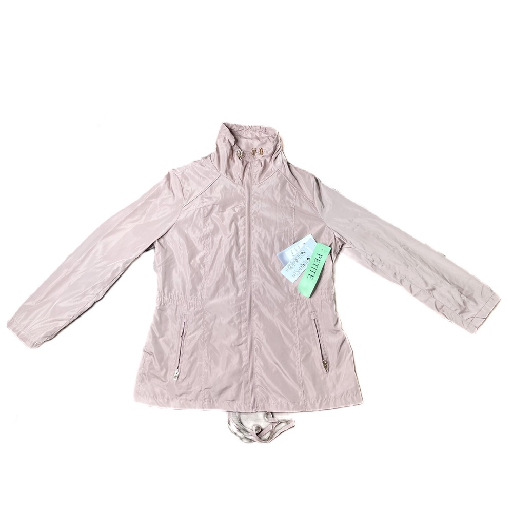 Mauve rain jacket